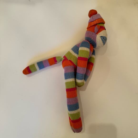 Seasons of Cannon Falls Vintage Sock Monkey Magnetic Hands Feet 2009 Rainbow - Picture 12 of 16